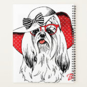 Yorkie Mode Shoot | Jouw namen toevoegen Planner (Achterkant)