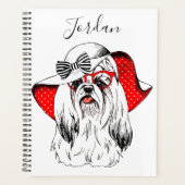 Yorkie Mode Shoot | Jouw namen toevoegen Planner (Voorkant)
