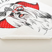 Yorkie Mode Shoot | Jouw namen toevoegen Sherpa Deken (3/4)