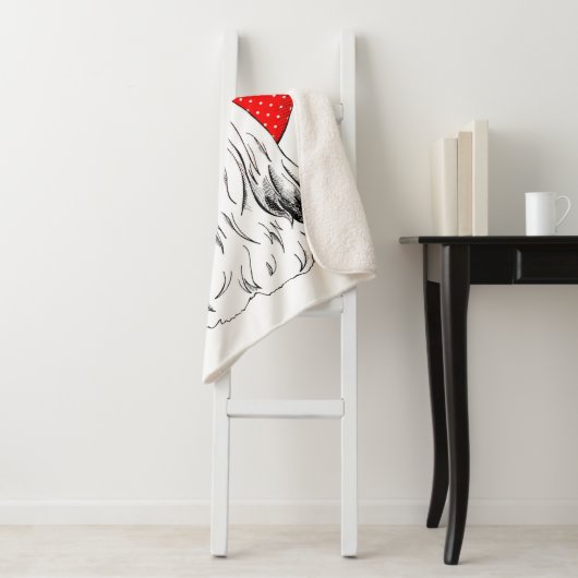 Yorkie Mode Shoot | Jouw namen toevoegen Sherpa Deken (In situ)