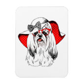 Yorkie Mode Shoot Magneet (Verticaal)