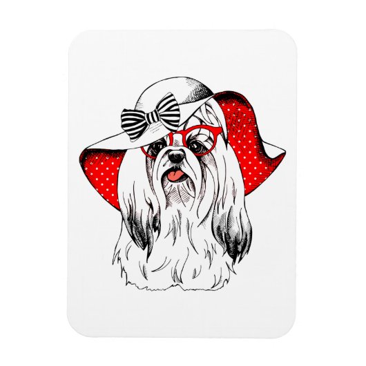 Yorkie Mode Shoot Magneet (Verticaal)