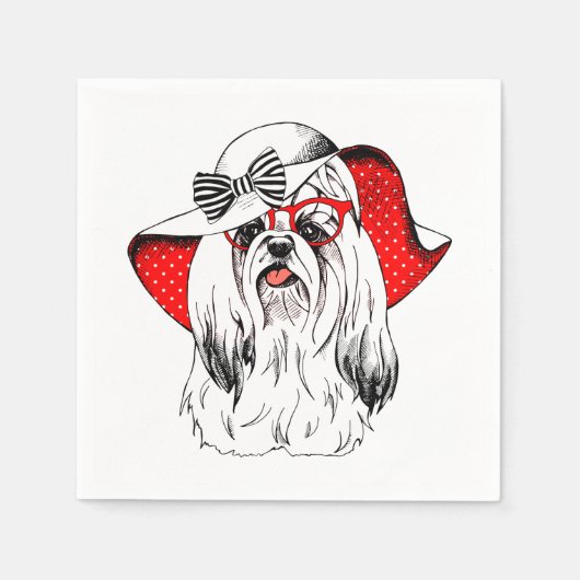 Yorkie Mode Shoot Servet (Voorkant)