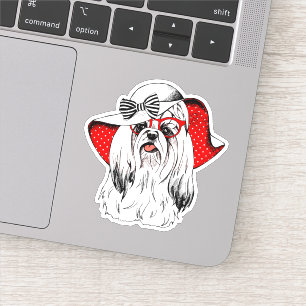Yorkie Mode Shoot Sticker