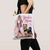 Yorkie Moeder Tote Tas (Dichtbij)