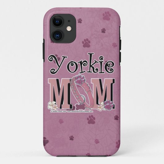 Yorkie MOM Case-Mate iPhone Case (Achterkant)