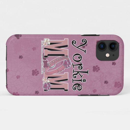 Yorkie MOM Case-Mate iPhone Case (Achterkant (horizontaal))