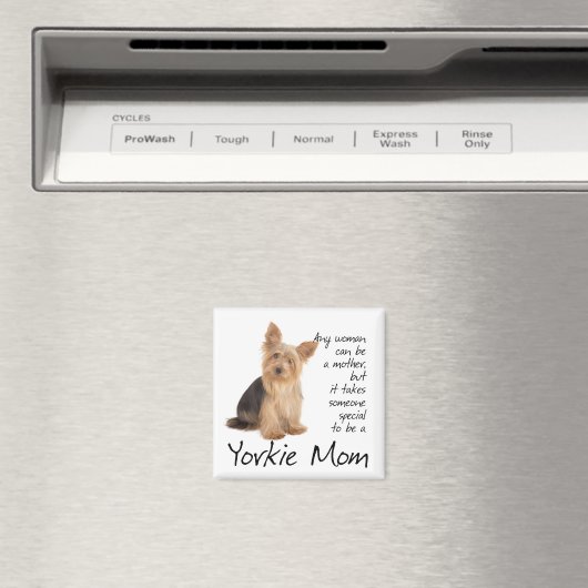 Yorkie Mom Magnet (Insitu (Vaatwasser))