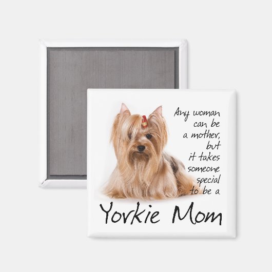 Yorkie Mom Magnet (Voorkant / Achterkant)