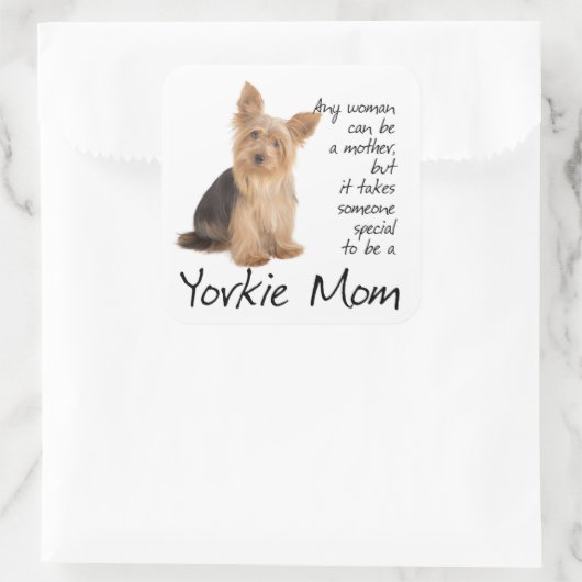 Yorkie Mom Stickers (Tas)