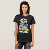 Yorkie Mom Yorkshire Terrier Dog Owner T-shirt (Voorkant volledig)