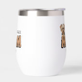 Yorkie Mom Yorkshire Terrier Lover aangepaste naam (Links)