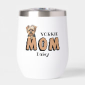 Yorkie Mom Yorkshire Terrier Lover aangepaste naam (Voorkant)