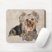 Yorkie Muismat van hoge kwaliteit (Met muis)