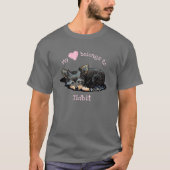 Yorkie My Heart behoort tot T-shirt (Voorkant)
