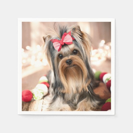 Yorkie Napkins Servet (Voorkant)