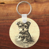 Yorkie, Natuur Sleutelhanger (Voorkant)