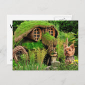 Yorkie New Address Aankondigingskaart (Voorkant / Achterkant)