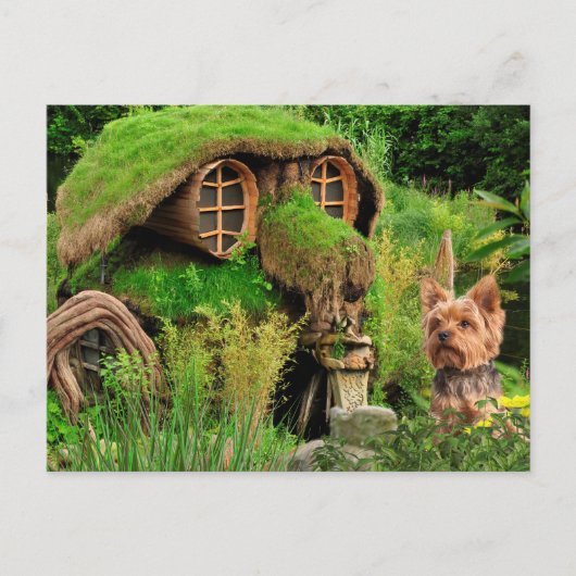 Yorkie New Address Aankondigingskaart (Voorkant)