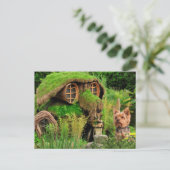 Yorkie New Address Aankondigingskaart (Staand voorkant)