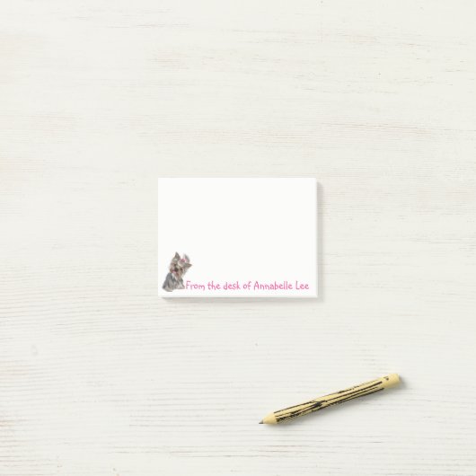 Yorkie Notes (Op bureau)