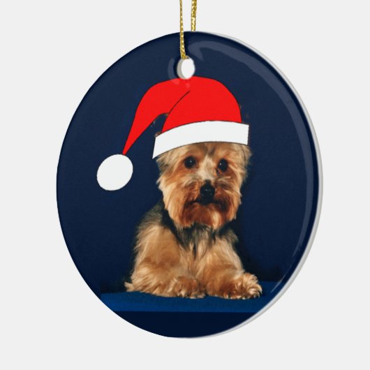 Yorkie Ornaments Keramisch Ornament (Links)