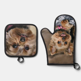 Yorkie Ovenwant & Pannenlap Set