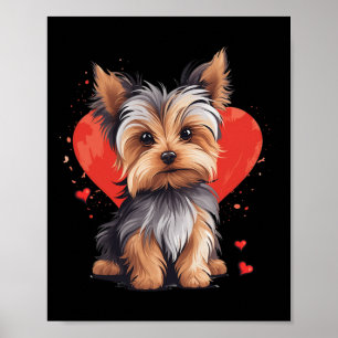 Yorkie Owner Mom Dad Yorkshire Terrier Hondenliefh Poster