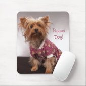 Yorkie Pajama Day Muismat (Met muis)