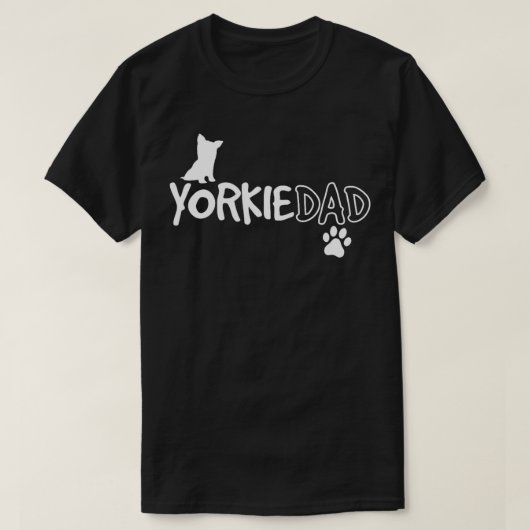Yorkie Pap Grappig Schattige Dog Owner Gift T-shirt (Design voorkant)