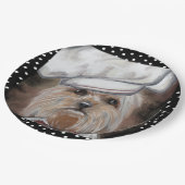 Yorkie Papieren Bordje (Gekanteld)