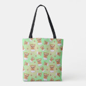 Yorkie pattern tote bag (Achterkant)