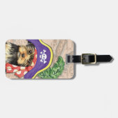 Yorkie Pirate Bagagelabel (Voorkant horizontaal)