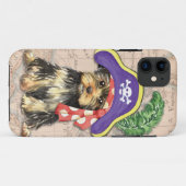 Yorkie Pirate Case-Mate iPhone Case (Achterkant (horizontaal))