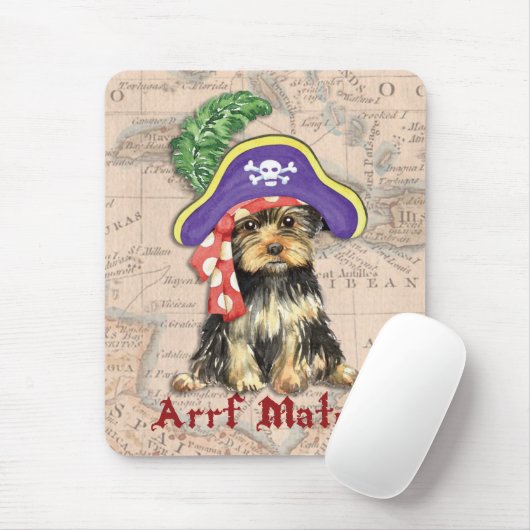 Yorkie Pirate Muismat (Met muis)