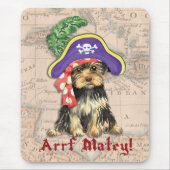 Yorkie Pirate Muismat (Voorkant)