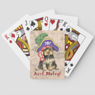 Yorkie Pirate Pokerkaarten