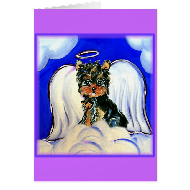 Yorkie Poo Angel (Voorkant)