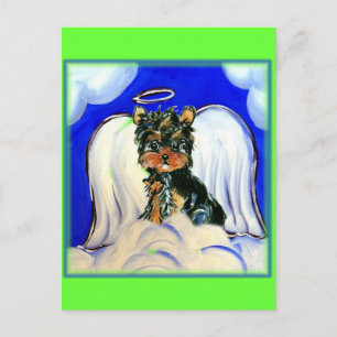 Yorkie Poo Angel Briefkaart