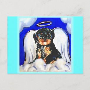 Yorkie Poo Angel Briefkaart