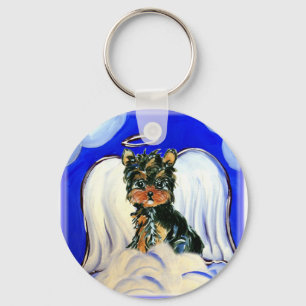 Yorkie Poo Angel Sleutelhanger