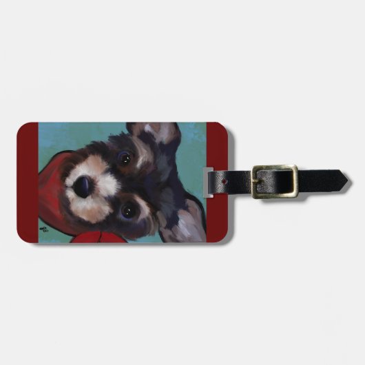 Yorkie Poo Bagagelabel (Voorkant horizontaal)