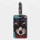 Yorkie Poo Bagagelabel (Achterkant verticaal)