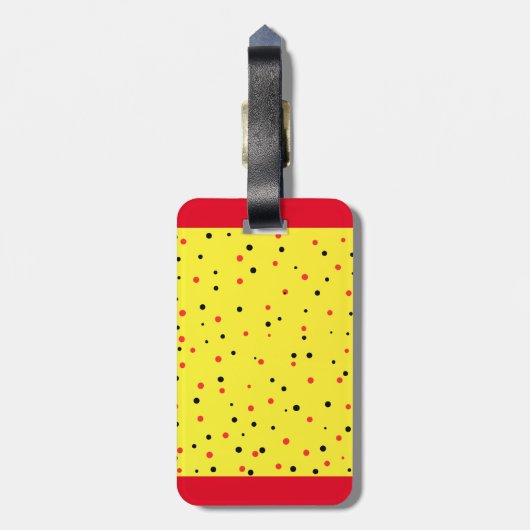 Yorkie Poo Bagagelabel (Achterkant verticaal)