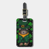 Yorkie Poo Bagagelabel (Voorkant verticaal)