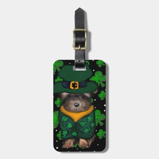 Yorkie Poo Bagagelabel (Voorkant verticaal)