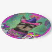 YORKIE POO BIRTHDAY PAPIEREN BORDJE (Gekanteld)