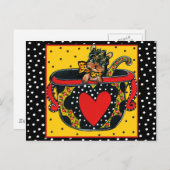 Yorkie Poo Briefkaart (Voorkant / Achterkant)