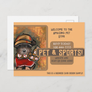 Yorkie Poo Briefkaart