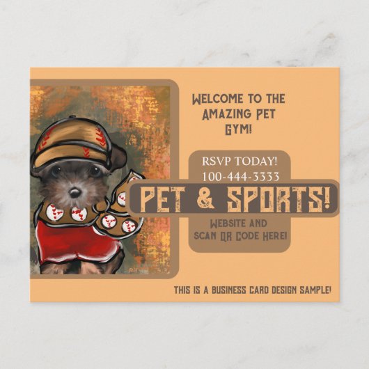 Yorkie Poo Briefkaart (Voorkant)